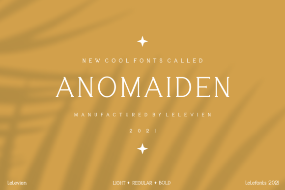 Anomaiden: A Stylish Serif Font