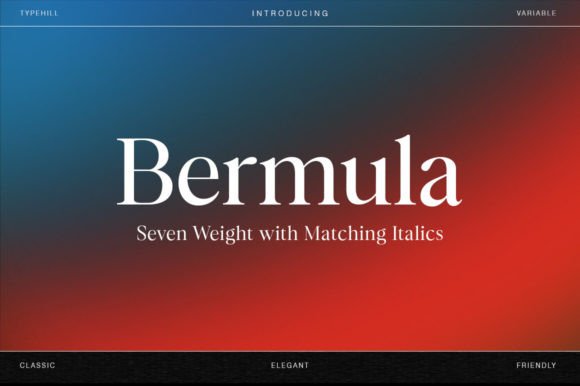 Bermula: A Stylish Serif Font for Crafters