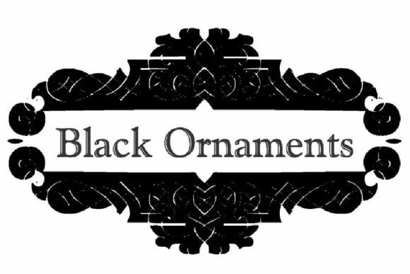 Black Ornaments: A Font That Elevates Your Brand