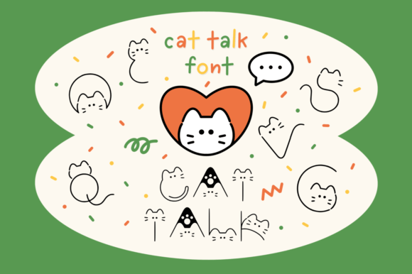 Cat Talk: A Sweet Font for Creative Campaigns