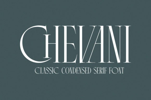Chevani: A Bold Serif Font for Editorial Design
