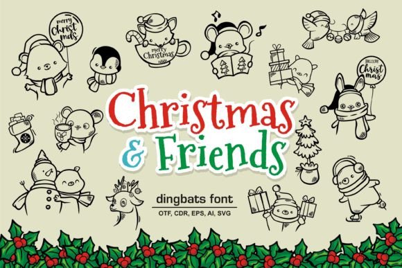 Christmas and Friends Font for Business