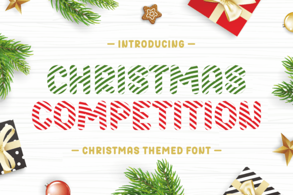 Christmas Competition Font