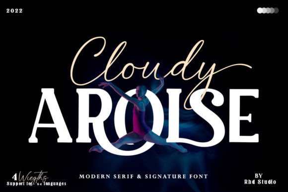 Cloudy Arolse: A Stylish Serif Font