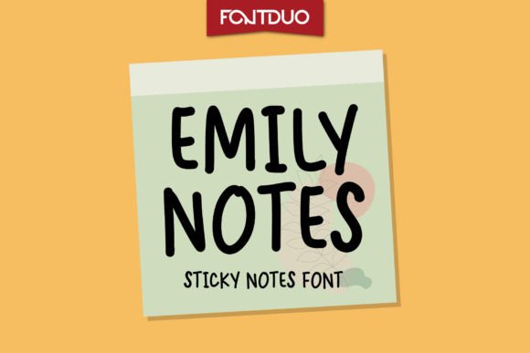 Emily Notes: A Handwritten Font for Creative Projects