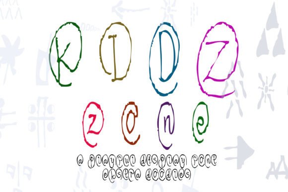 Kidz Zone Font: Whimsical Design for Crafters