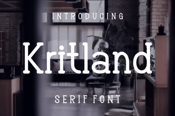 Kritland: A Serif Font for Web Design