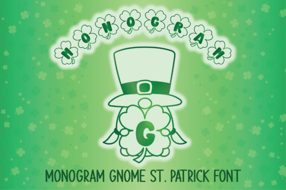 Monogram Gnome Font for Creative Marketing