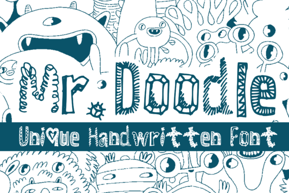 Mr. Doodle: A Handwritten Font for Creative Makers