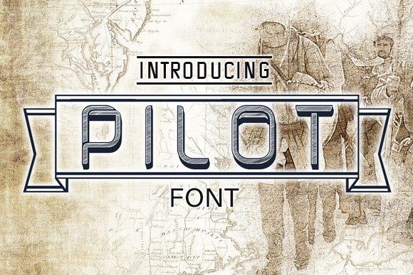 Pilot: A Bold Decorative Font for Web Design