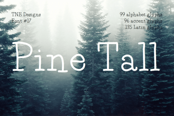 Pine Tall: A Serif Font with Indie Charm