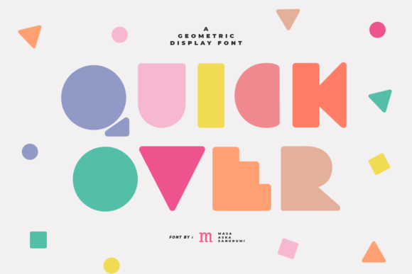 Quick Over: A Stylish Font for Creative Projects
