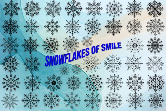 Snowflakes of Smile Font