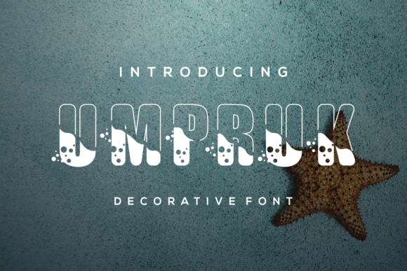 Umpruk: A Playful Font for Editorial Design