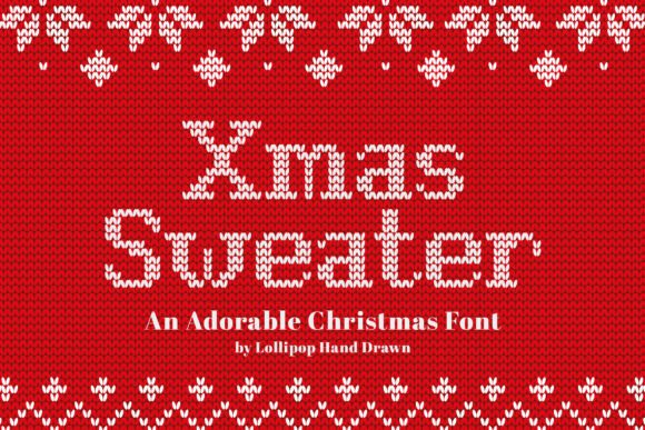 Xmas Sweater Font for Business
